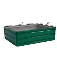 40"x32" Patio Raised Garden Bed Vegetable Flower Plant