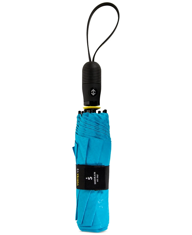 Shedrain Men's Compact Black Logo Umbrella