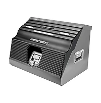 Powerbuilt 26 Inch Rapid Box Slant Front Toolbox with Tool Magnets - Gray