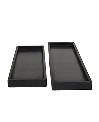 Marble Modern 2 Piece Tray Set
