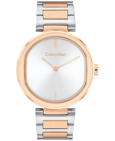 Calvin Klein Women's 2-Hand Two-Tone Stainless Steel Bracelet Watch 36mm