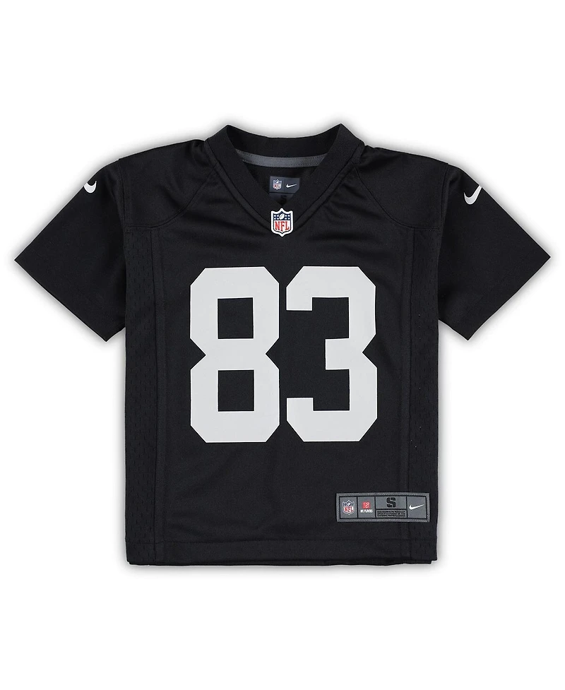 Preschool Boys and Girls Nike Darren Waller Black Las Vegas Raiders Game Jersey
