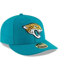 Men's New Era Teal Jacksonville Jaguars Omaha Low Profile 59FIFTY Fitted Hat