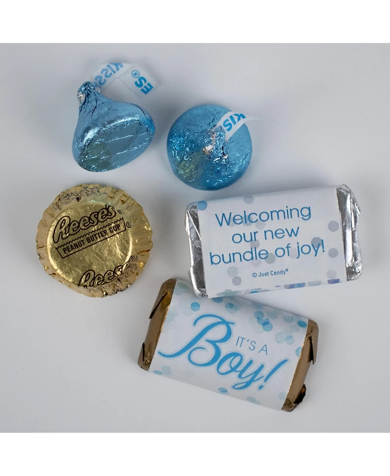 Just Candy It's a Boy Baby Shower Candy Party Favor Hershey's Chocolate Mix, 115 Pieces