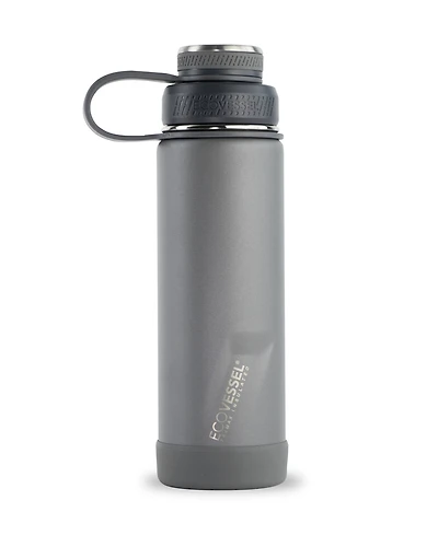 EcoVessel Boulder Trimax Insulated Stainless Steel Bottle Strainer and Silicone Bumper