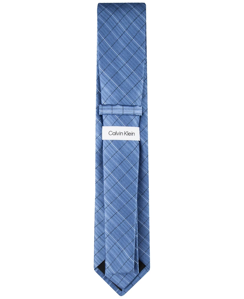 Calvin Klein Men's Etched Windowpane Tie