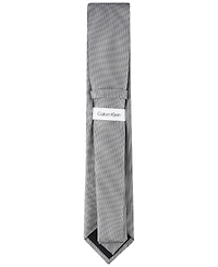 Calvin Klein Men's Silver-Spun Solid Tie
