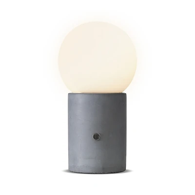 Kai 11" Dimmable Led Cement Modern Table Lamp