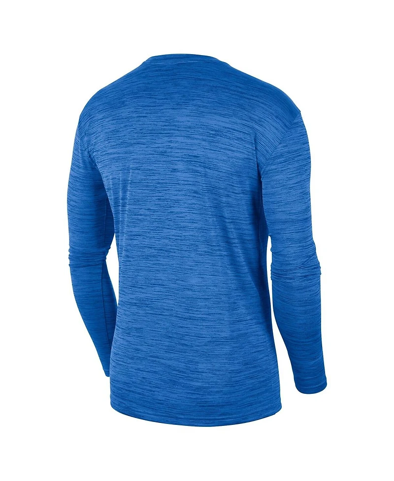 Men's Jordan Blue Ucla Bruins Sideline Game Day Velocity Performance Long Sleeve T-shirt