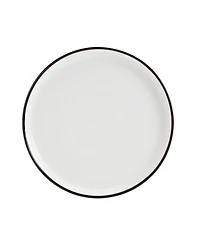 Tabletops Unlimited 12 Pc. Black Rim Dinnerware Set, Service for 4