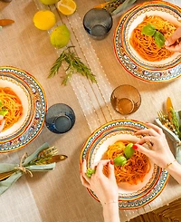 Euro Ceramica Duomo Pasta Bowls, Set of 4