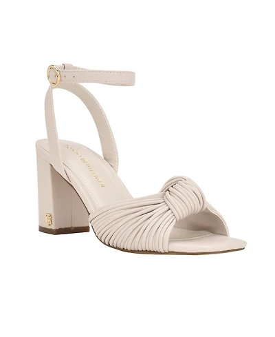 Tommy Hilfiger Women's Sarifina Knotted Block Heel Sandals