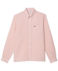 Lacoste Men's Regular-Fit Linen Shirt