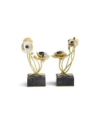 Michael Aram Anemone Candle Holders, Set of 2