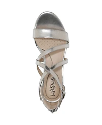 LifeStride Women's Yolanda Strappy Wedge Dress Sandals