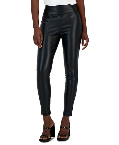I.n.c. International Concepts Women's Faux-Leather Leggings, Created for Macy's