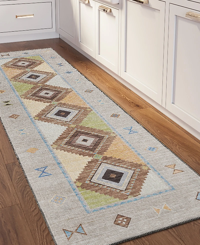 Dalyn Phoenix Washable PH2 2'3" x 7'6" Runner Area Rug