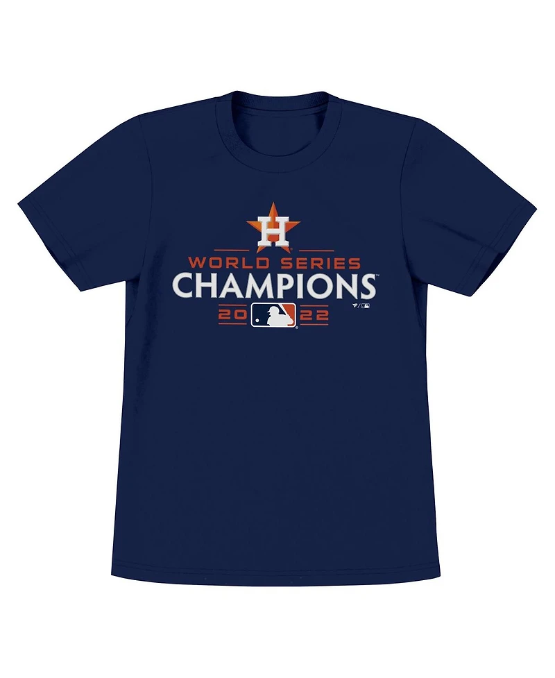 Toddler Boys and Girls Fanatics Navy Houston Astros 2022 World Series Champions Logo T-shirt