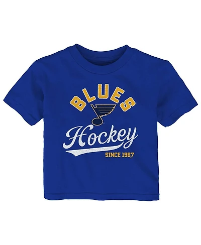 Infant Boys and Girls Blue St. Louis Blues Take The Lead T-shirt