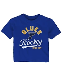 Infant Boys and Girls Blue St. Louis Blues Take The Lead T-shirt