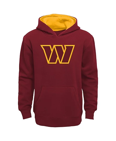 Preschool Boys and Girls Burgundy Washington Commanders Prime Pullover Hoodie