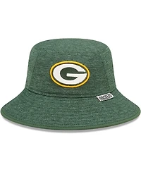 Men's New Era Heather Green Green Bay Packers Bucket Hat