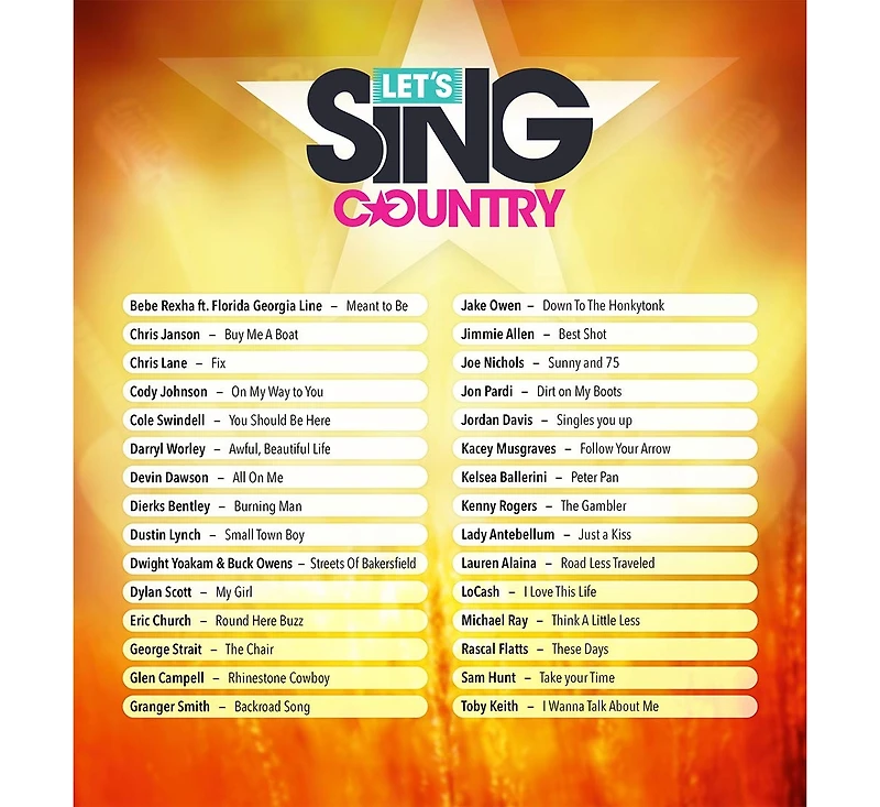 Let's Sing Country - Xbox One