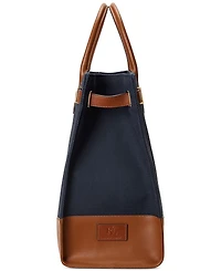 Lauren Ralph Canvas Extra-Large Devyn Tote Bag