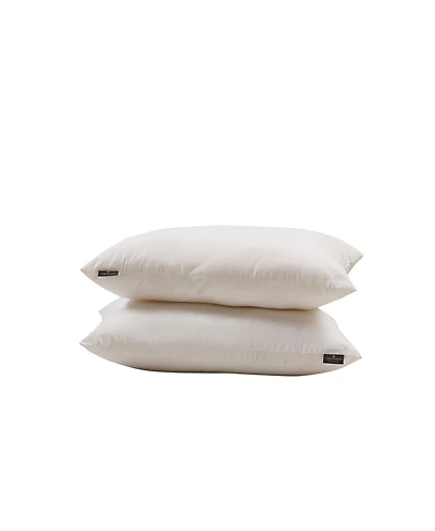 Farm to Home Down Alternative 100% Cotton 2-Pack Pillow, Standard/Queen