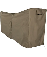 8-Foot Firewood Log Rack Cover - Weather-Resistant Outdoor Heavy-Duty Polyester with Pvc Backing - Khaki