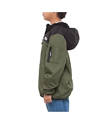 Little and Big Boys Lightweight Windbreaker hooded Jacket
