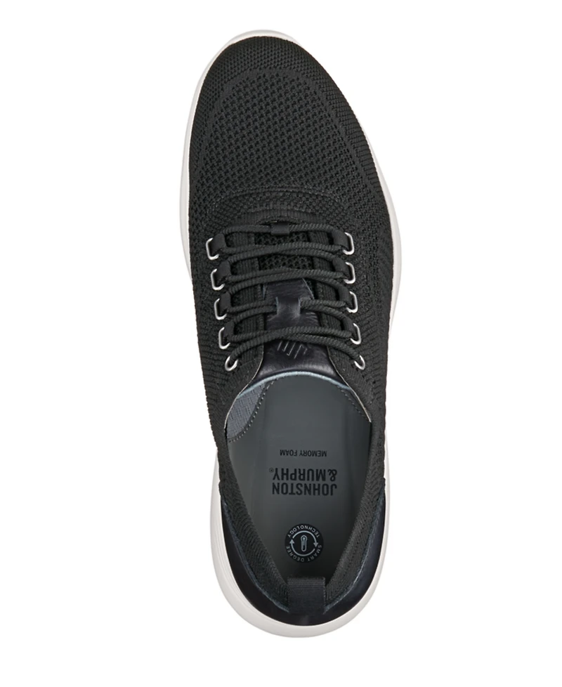 Johnston & Murphy Men's Amherst Knit U-Throat Lace-Up Sneakers