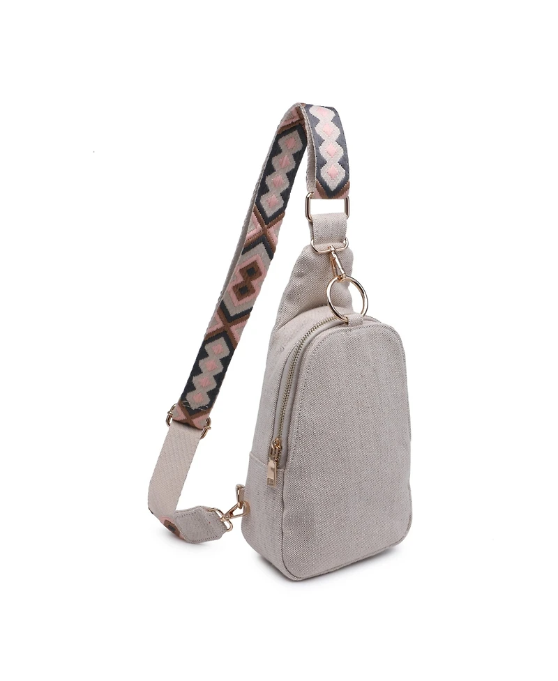 Moda Luxe Regina Canvas Sling Backpack