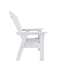 WestinTrends Outdoor Patio Adirondack Dining Chair Weather Resistant