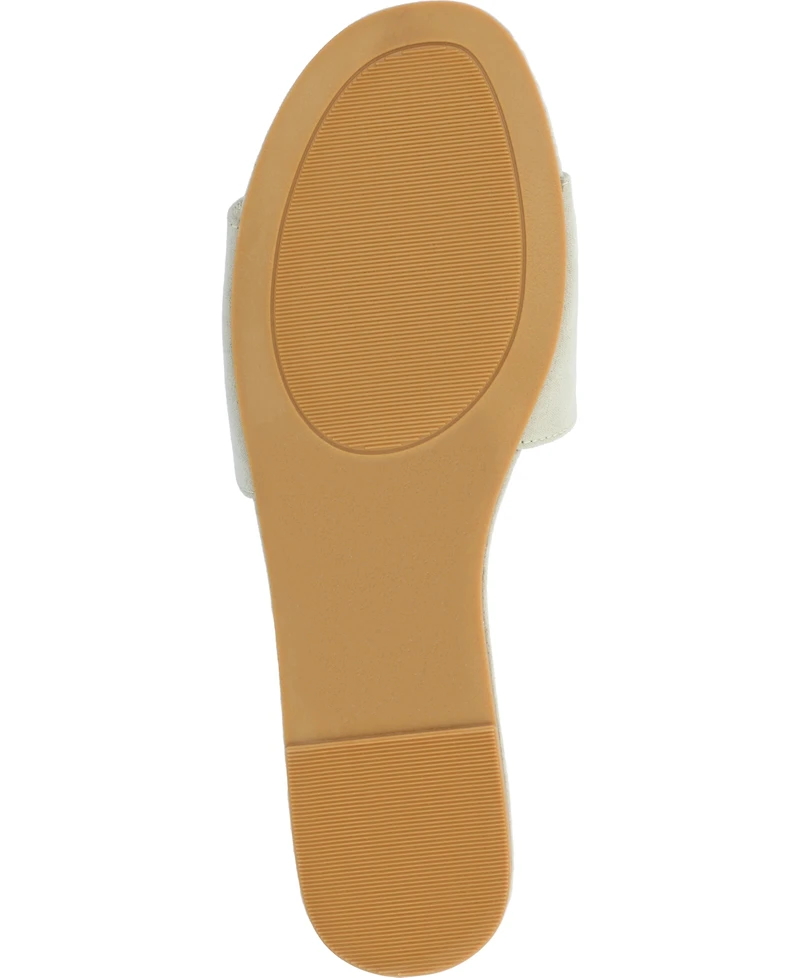 Journee Collection Women's Kolinna Slip On Flat Sandals
