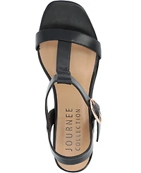 Journee Collection Women's Matildaa Platform Wedge Sandals