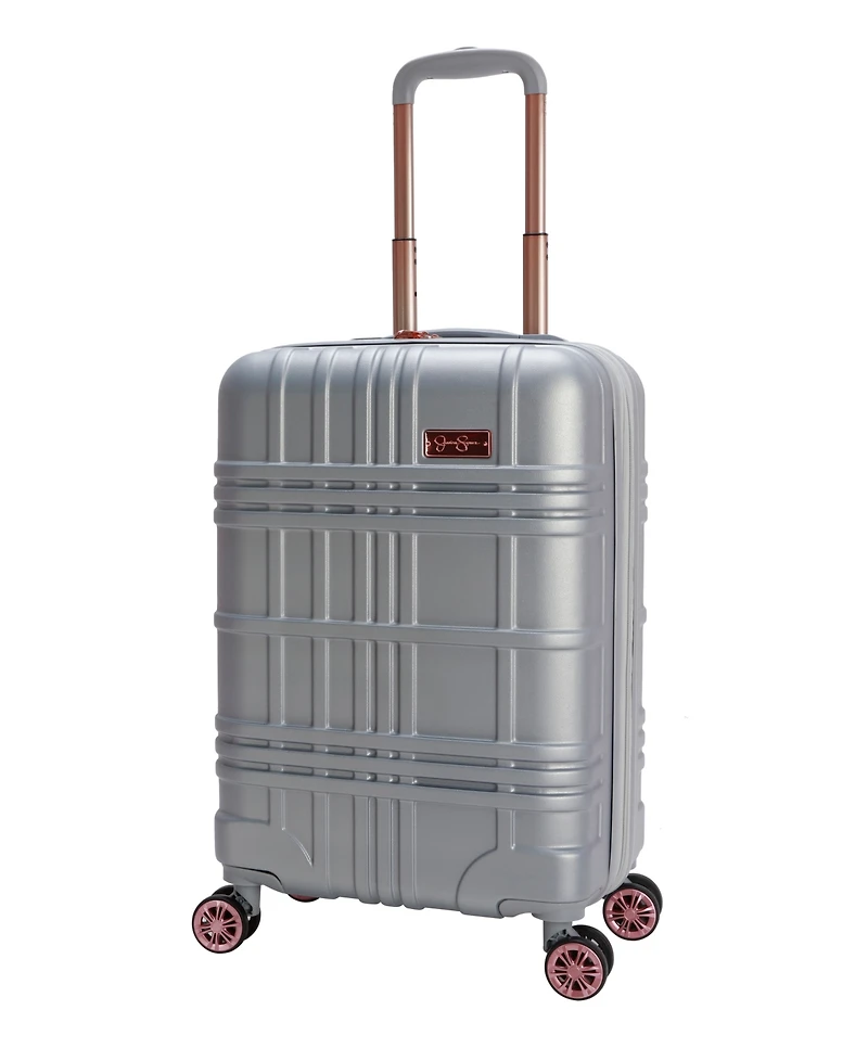 Jessica Simpson Jewel Plaid 3 Piece Hardside Luggage Set