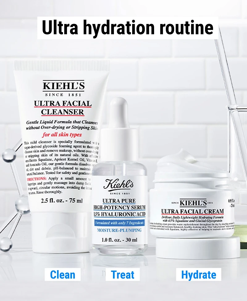 Kiehl's Since 1851 Ultra Pure High-Potency 1.5% Hyaluronic Acid Serum, 1 oz.