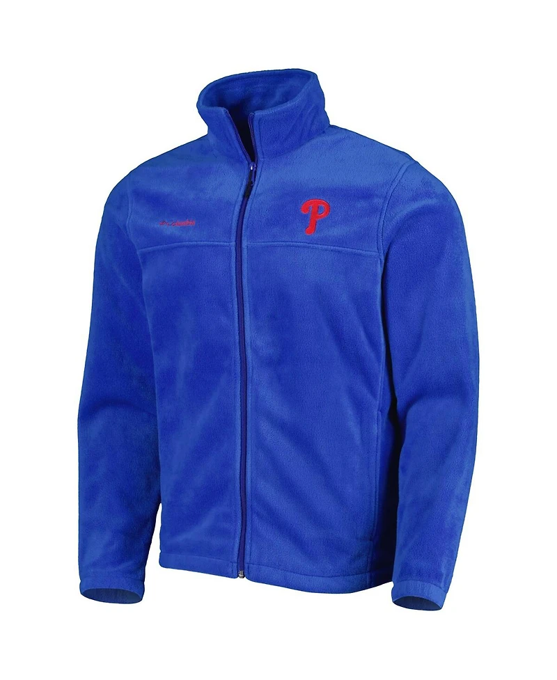 Men's Columbia Royal Philadelphia Phillies Steens Mountain Full-Zip Jacket
