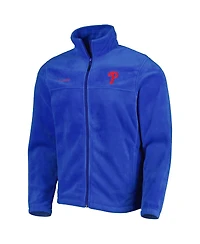 Men's Columbia Royal Philadelphia Phillies Steens Mountain Full-Zip Jacket