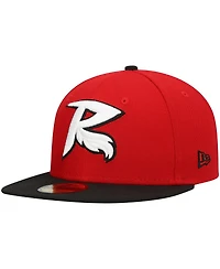 Men's New Era Red Richmond Flying Squirrels Authentic Collection Team Alternate 59FIFTY Fitted Hat