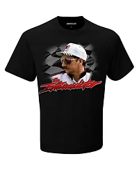 Men's Checkered Flag Sports Black Dale Earnhardt Intimidator T-shirt