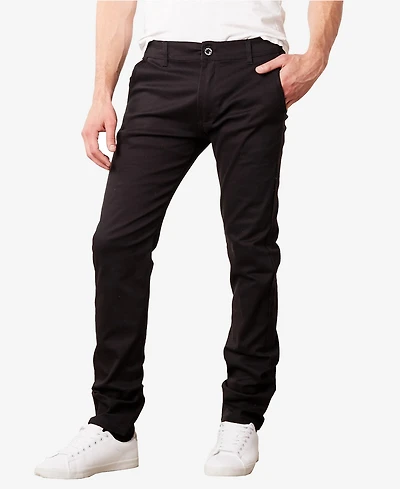 Galaxy By Harvic Men's Super Stretch Slim Fit Everyday Chino Pants