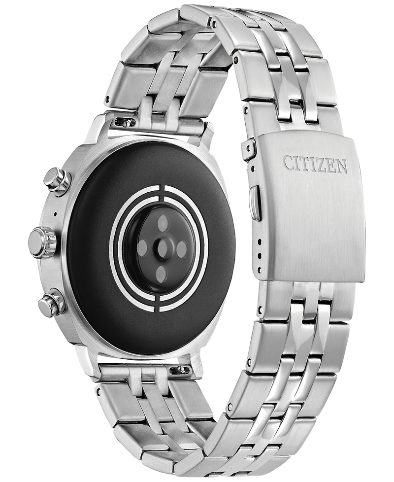 Citizen Unisex Cz Smart Wear Os Stainless Steel Bracelet Smart Watch 41mm