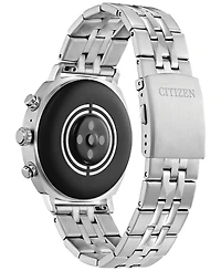 Citizen Unisex Cz Smart Wear Os Stainless Steel Bracelet Smart Watch 41mm