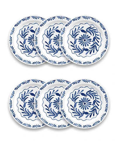 Abode Homewares Azul Salad Plate Set of 6