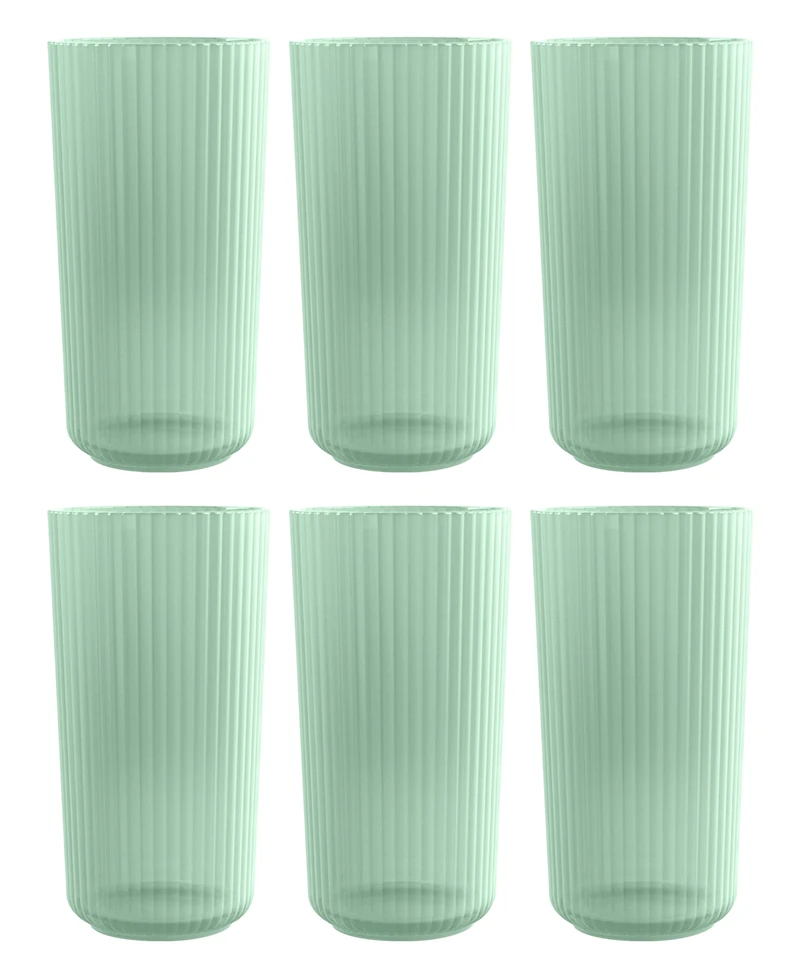 Abode Homewares Polypropylene Mesa Jumbo Set of 6
