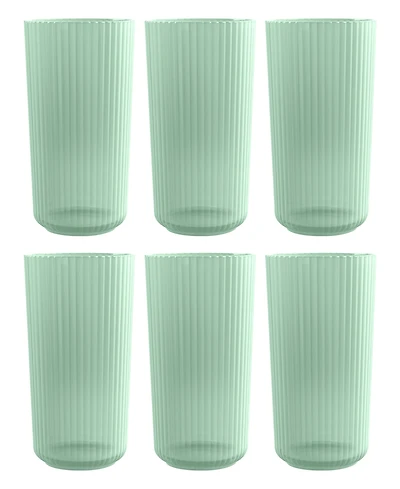 Abode Homewares Polypropylene Mesa Jumbo Set of 6