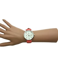 Olivia Pratt Coral Soft Band Sailing Boats Dial Women Watch
