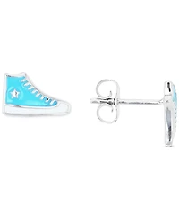 Sneaker Stud Earrings Sterling Silver or 14k Gold over
